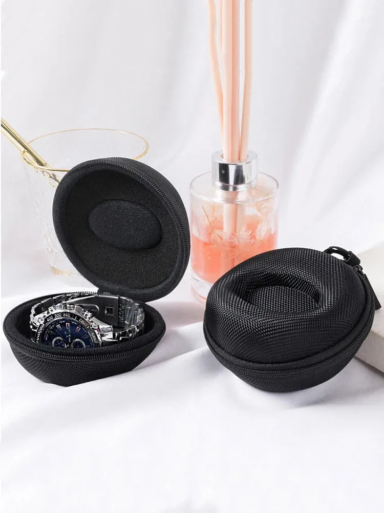 1Pc Travel Case Portable Storage Box For Single Watch Shock And Impact-resistant For Wristwatches Smart Watches