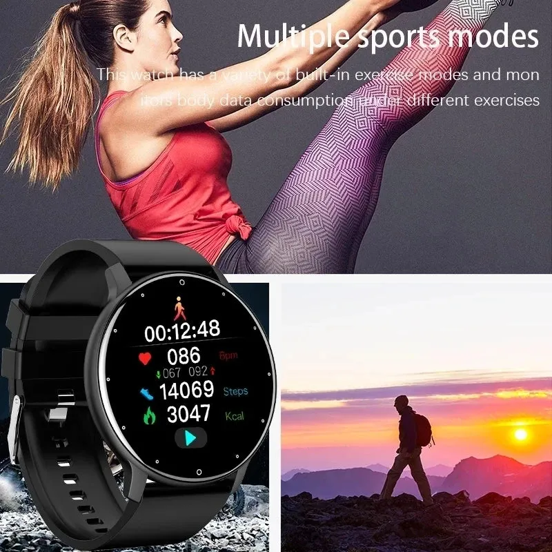 2021 New Fashion Men Smart Watch IP67 Waterproof Bluetooth Call Smartwatches Heart Rate Blood Pressure Monitoring Smartwatch Box