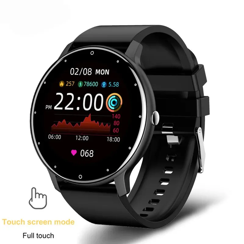 2021 New Fashion Men Smart Watch IP67 Waterproof Bluetooth Call Smartwatches Heart Rate Blood Pressure Monitoring Smartwatch Box