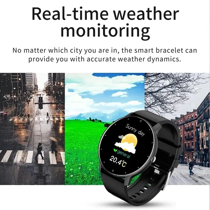 2021 New Fashion Men Smart Watch IP67 Waterproof Bluetooth Call Smartwatches Heart Rate Blood Pressure Monitoring Smartwatch Box