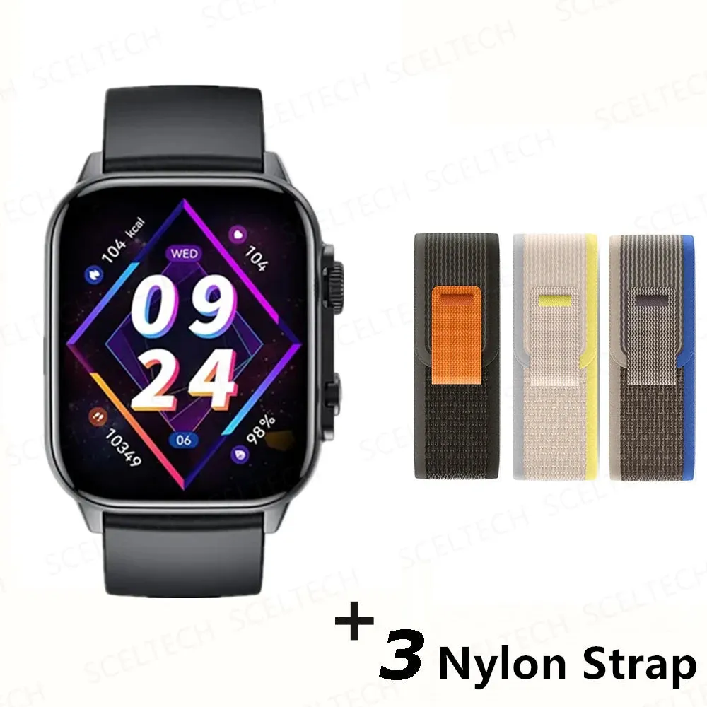 2024 HK9 Pro MAX Smart Watch 9 Mens Women AMOLED HD Screen Heart Rate Blood Pressure NFC Bluetooth Call Smartwatch For Sport
