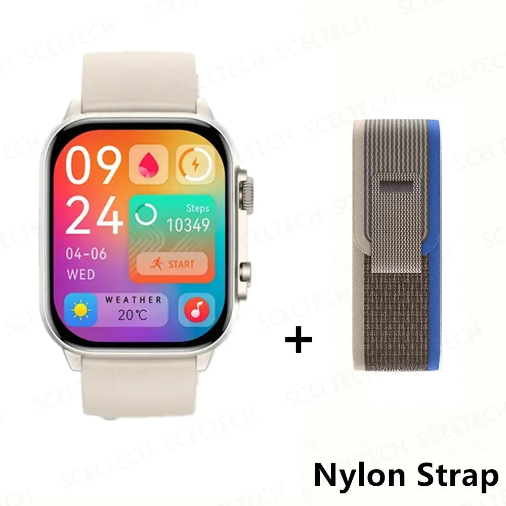 2024 HK9 Pro MAX Smart Watch 9 Mens Women AMOLED HD Screen Heart Rate Blood Pressure NFC Bluetooth Call Smartwatch For Sport