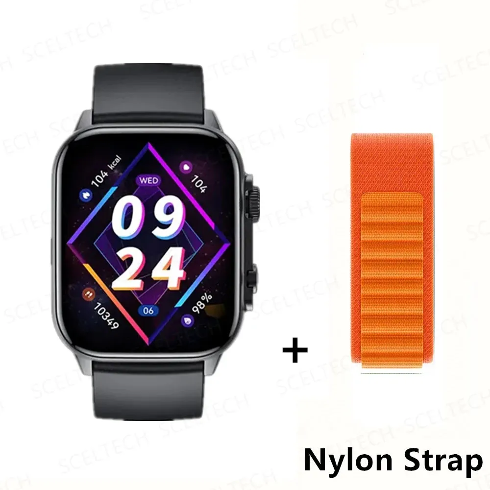 2024 HK9 Pro MAX Smart Watch 9 Mens Women AMOLED HD Screen Heart Rate Blood Pressure NFC Bluetooth Call Smartwatch For Sport