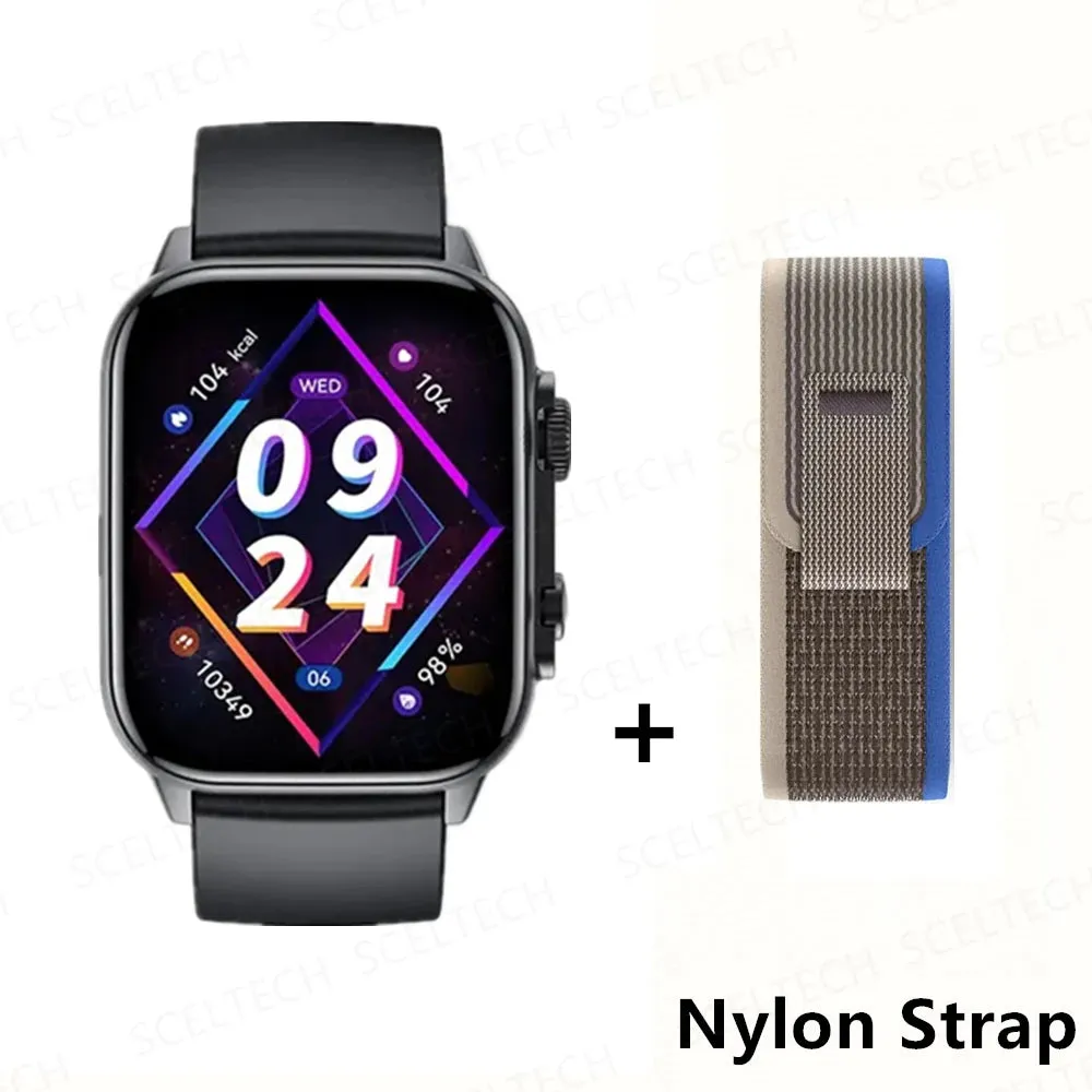 2024 HK9 Pro MAX Smart Watch 9 Mens Women AMOLED HD Screen Heart Rate Blood Pressure NFC Bluetooth Call Smartwatch For Sport