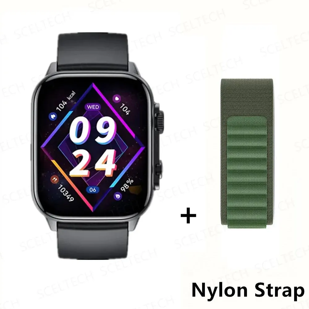 2024 HK9 Pro MAX Smart Watch 9 Mens Women AMOLED HD Screen Heart Rate Blood Pressure NFC Bluetooth Call Smartwatch For Sport