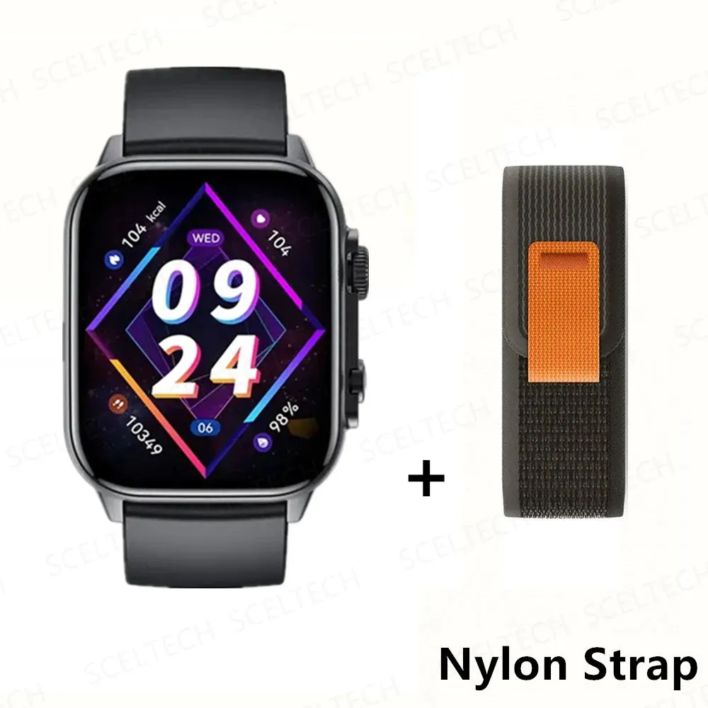 2024 HK9 Pro MAX Smart Watch 9 Mens Women AMOLED HD Screen Heart Rate Blood Pressure NFC Bluetooth Call Smartwatch For Sport