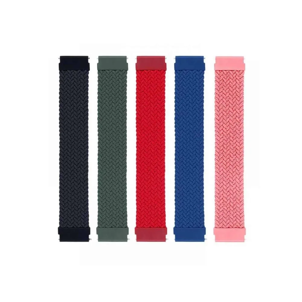 20mm Braided Solo Loop Band,Size:M(145mm) - Army Green