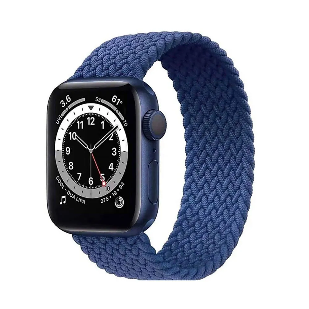 20mm Braided Solo Loop Band,Size:M(145mm) - Army Green