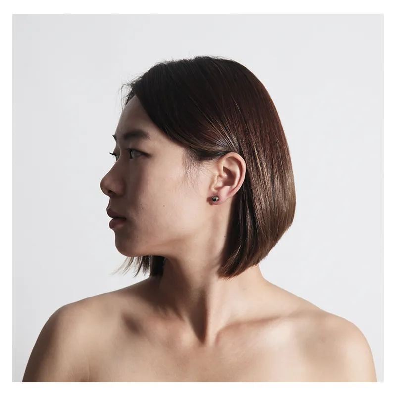 22 DESIGN STUDIO S/S Earrings - Mirror Cylinder