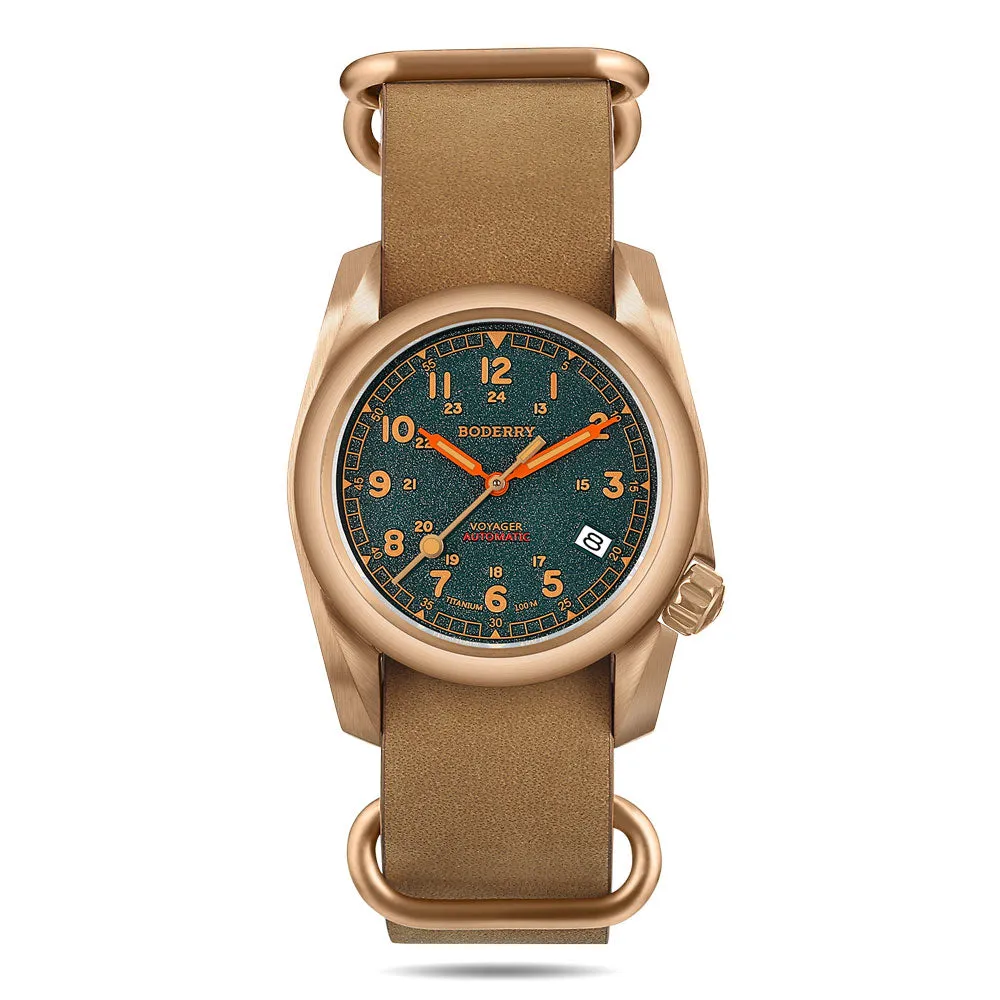 22mm Wide Cowhide Strap(Gold Buckle)| Suitable for all watches with 22mm lug width