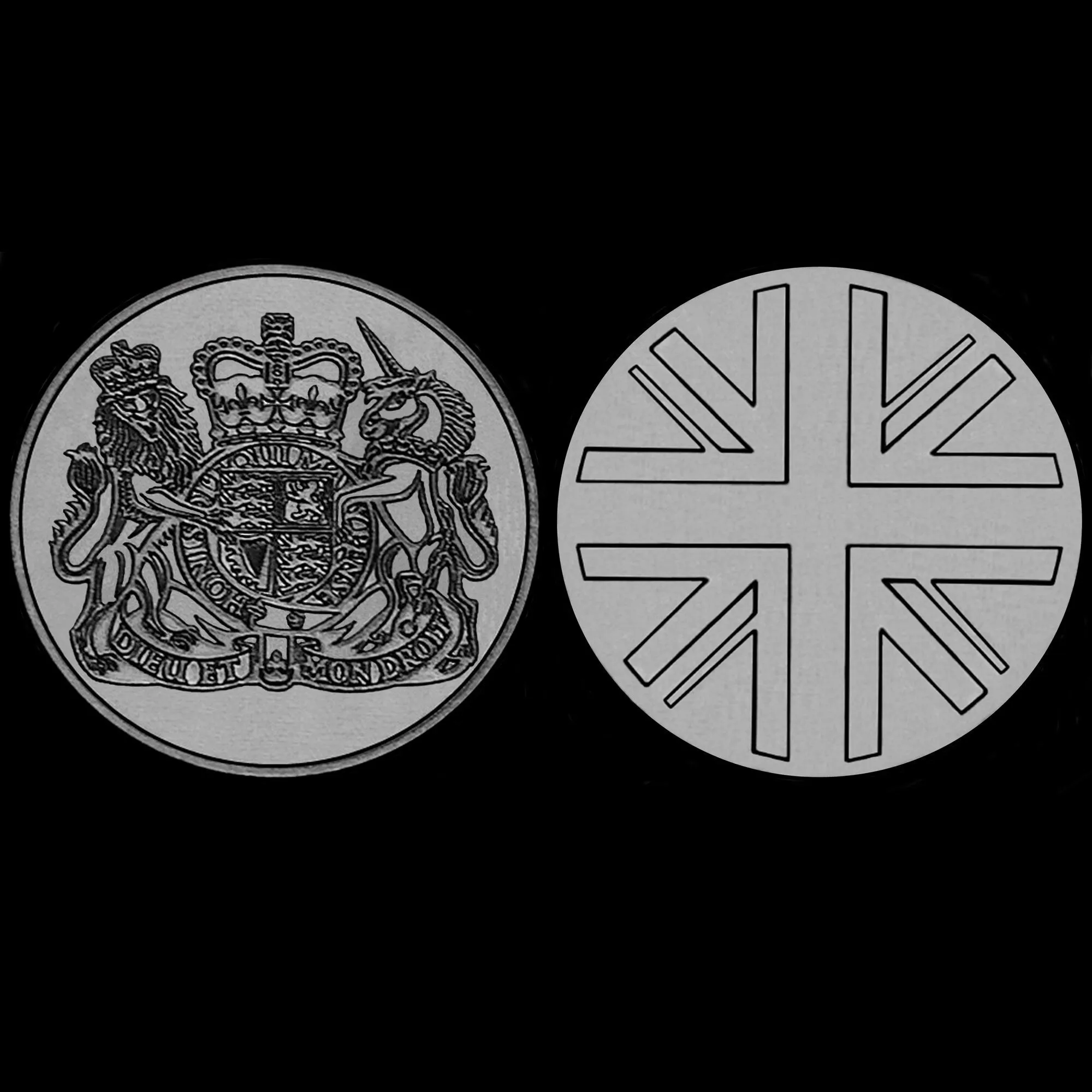22mm Width Lugs Watch Band Great Britain UK Symbols for Traditional Casual Luxury and Smartwatches Engraved Black Stainless Steel Strap UKS