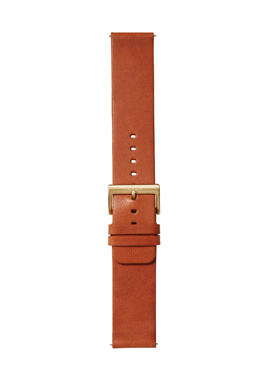 23mm Vegetable Tanned Leather Band - Saddle