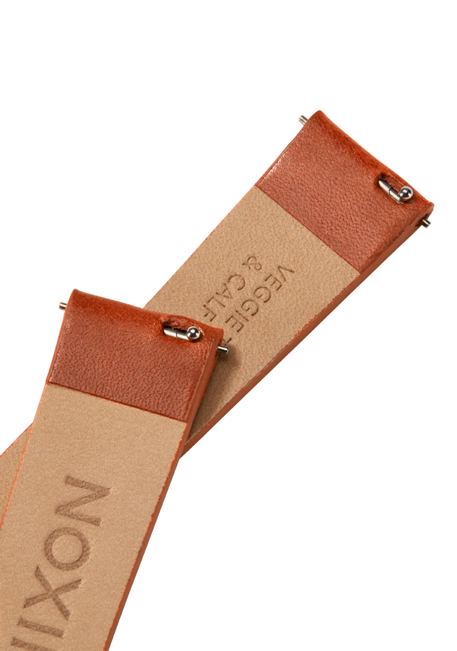 23mm Vegetable Tanned Leather Band - Saddle