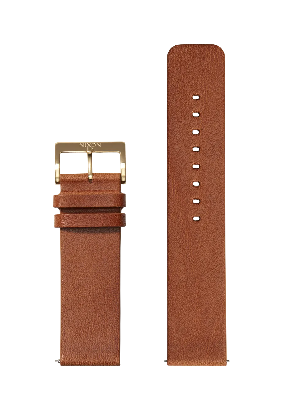 23mm Vegetable Tanned Leather Band - Saddle