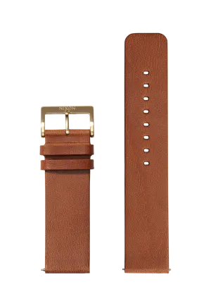 23mm Vegetable Tanned Leather Band - Saddle