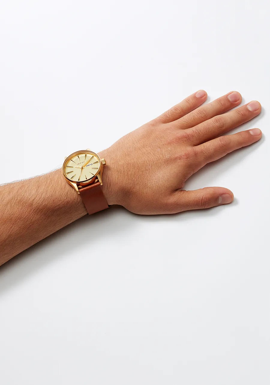 23mm Vegetable Tanned Leather Band - Saddle