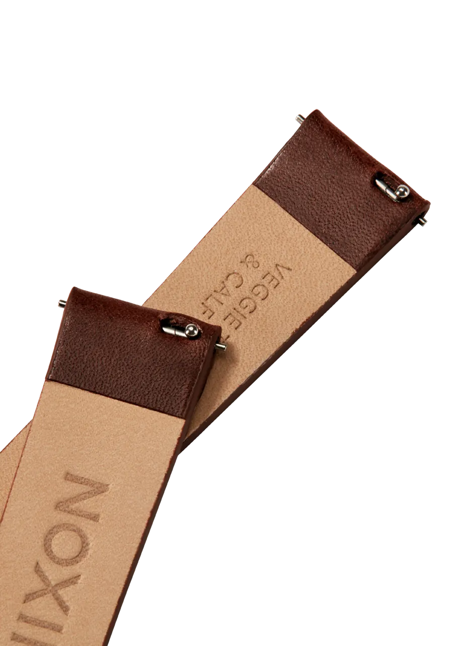 23mm Vegetable Tanned Leather Band - Saddle