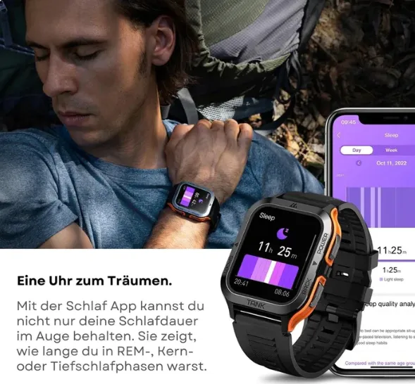 360° FITSmartWatch Titan M3 (Modell 2025)