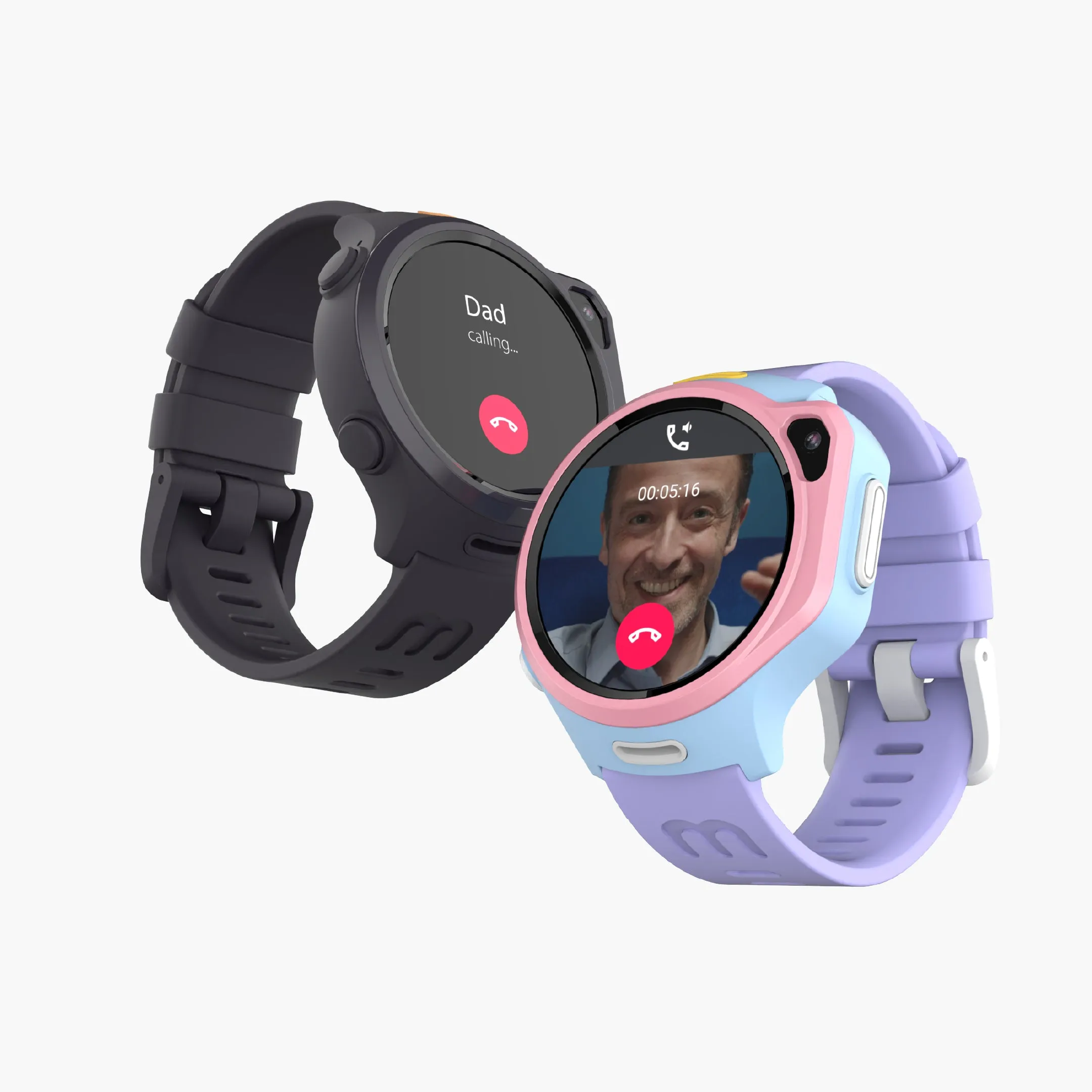 4G eSIM Kids Smartwatch with GPS Tracking, Video Call (Round) | myFirst Fone R2