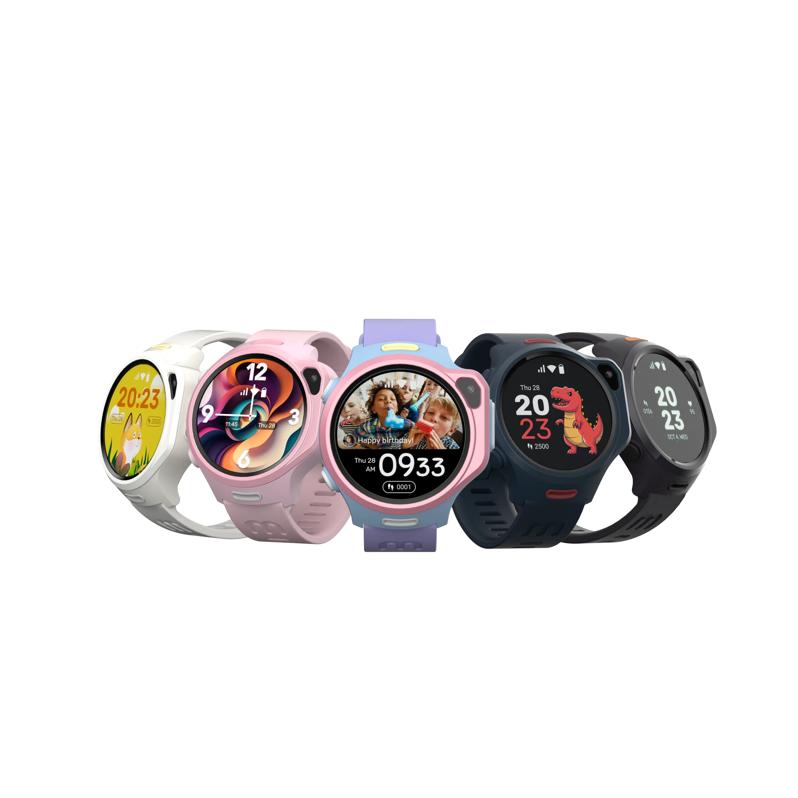 4G eSIM Kids Smartwatch with GPS Tracking, Video Call (Round) | myFirst Fone R2