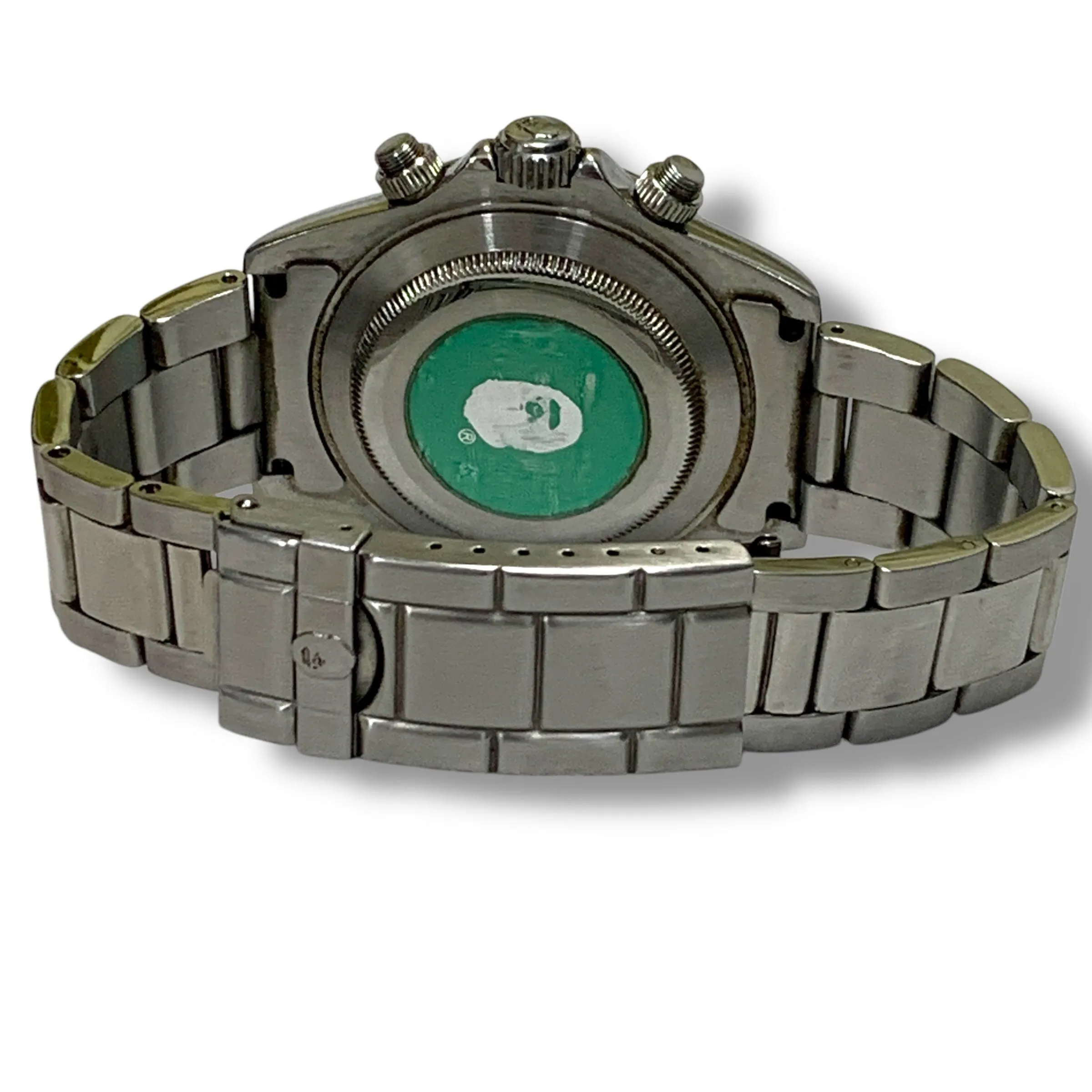 A Bathing Ape Bape Camo Type 3 Daytona Automatic Bapex Watch Red