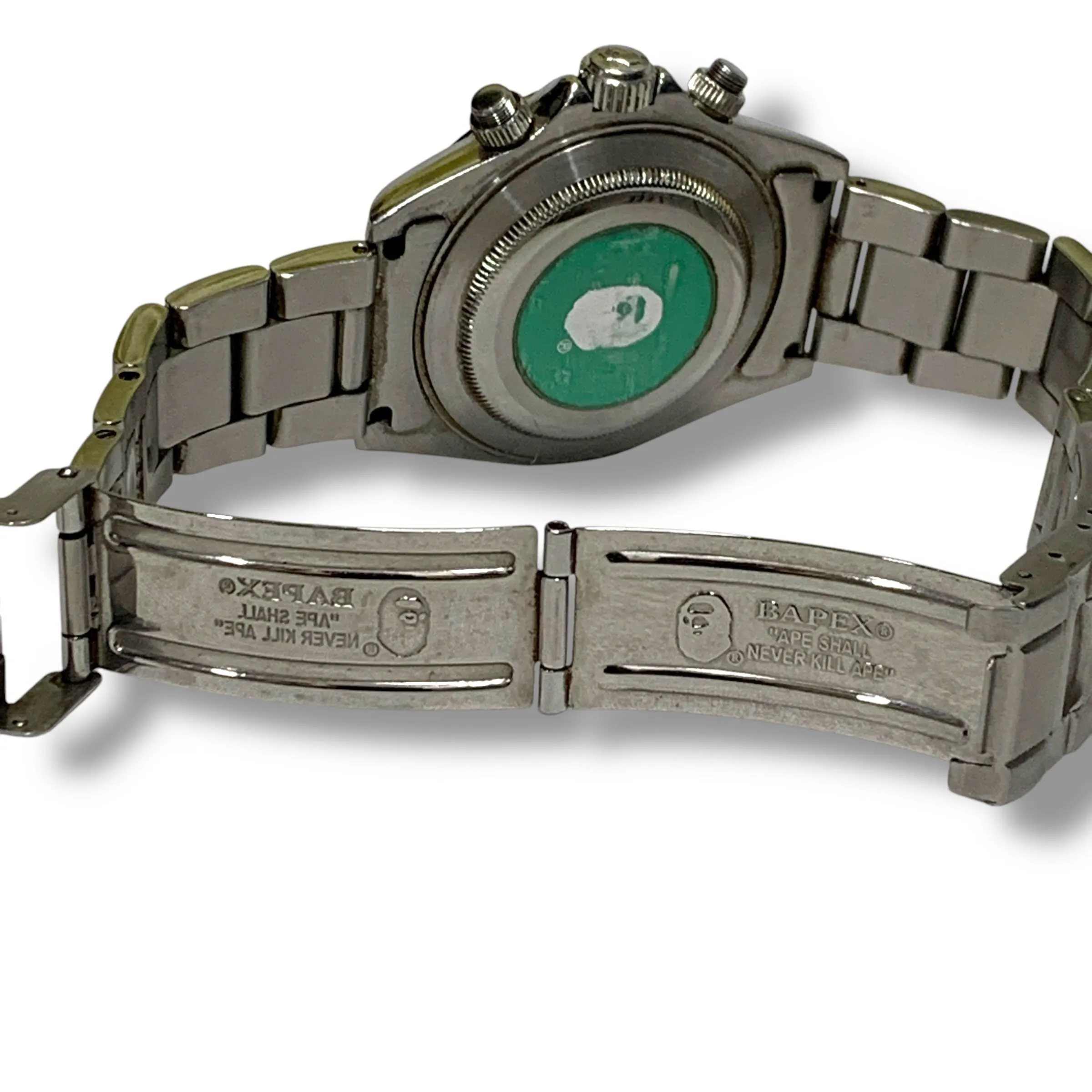 A Bathing Ape Bape Camo Type 3 Daytona Automatic Bapex Watch Red
