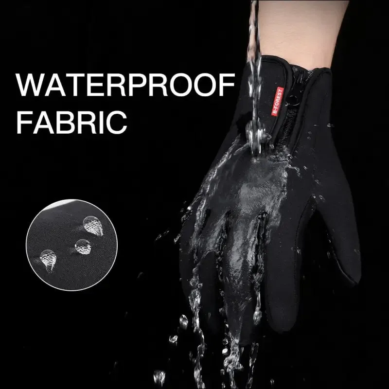 A0001 unisex touchscreen winter thermal warm full finger gloves for cycling bicycle bike ski