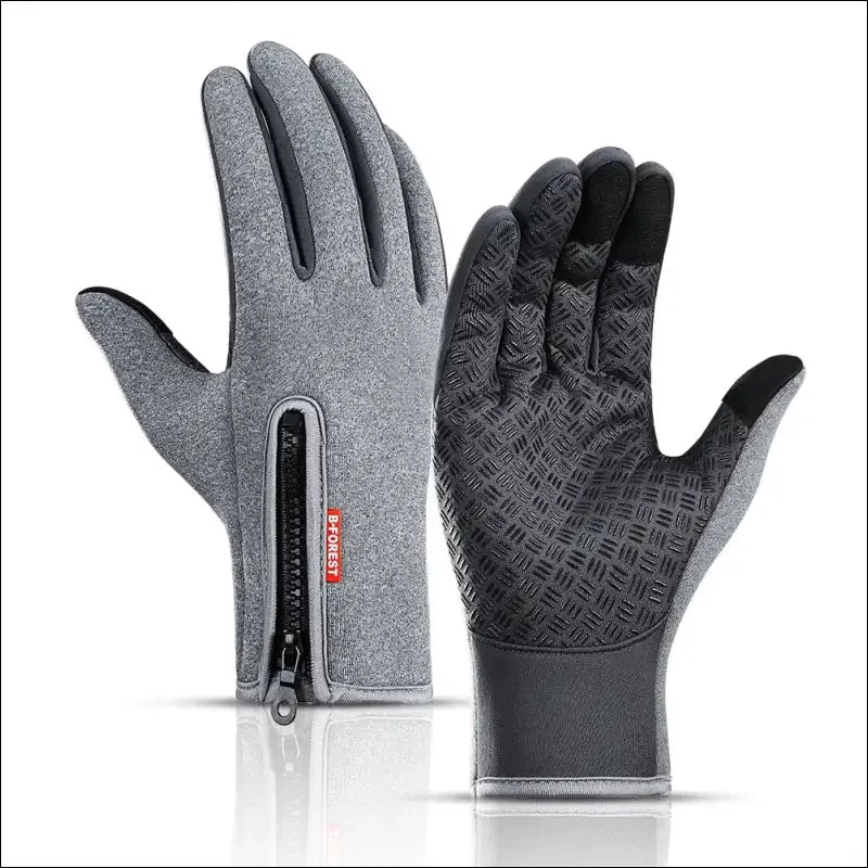 A0001 unisex touchscreen winter thermal warm full finger gloves for cycling bicycle bike ski