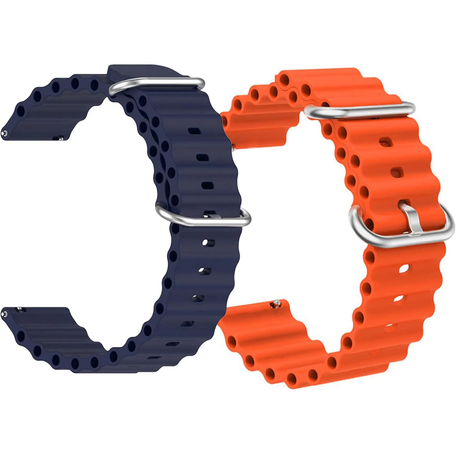ADAMO 22mm Watch Strap compatible for Phoenix Ultra/Phoenix/Pulse 2/Xtend Pro/Xtend Call and ALL 22mm wristwatch and smartwatches P26BIB09-P26BIO09