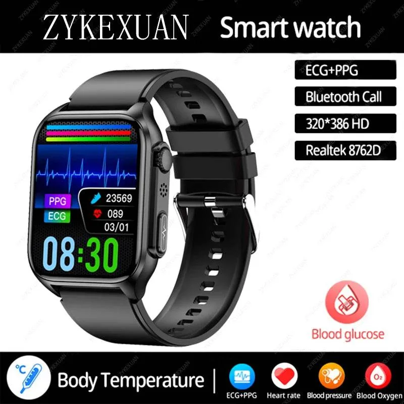 AI Voice Assistant Bluetooth Call Automatic Infrared Blood Oxygen Health Watch IP67
