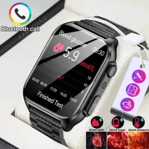 AI Voice Assistant Bluetooth Call Automatic Infrared Blood Oxygen Health Watch IP67