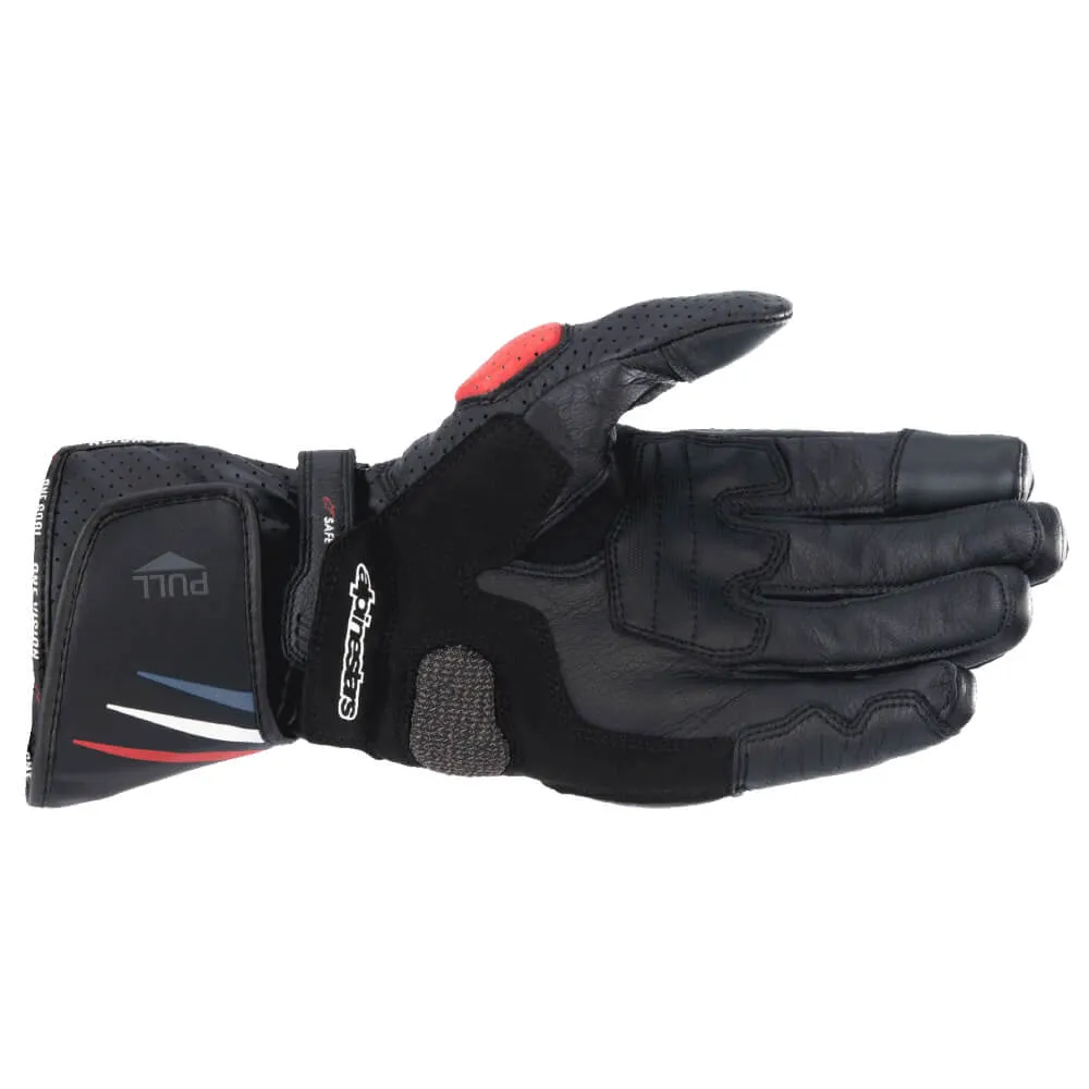 Alpinestars Honda SP-8 V3 Gloves Black / Bright Red / Blue