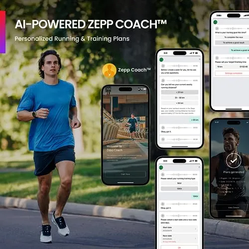 Amazfit Balance Smart Watch, AI Fitness Coach, Sleep & Health Tracker
