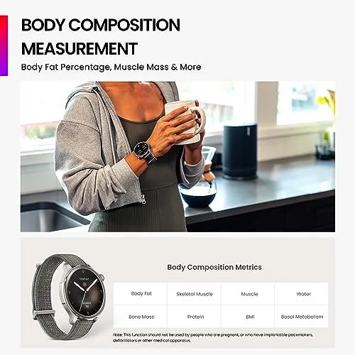 Amazfit Balance Smart Watch, AI Fitness Coach, Sleep & Health Tracker