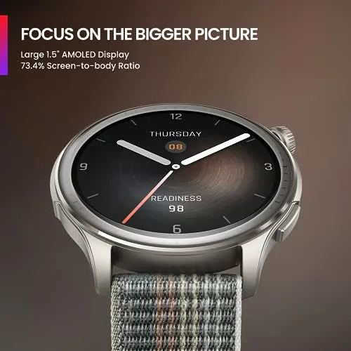 Amazfit Balance Smart Watch, AI Fitness Coach, Sleep & Health Tracker