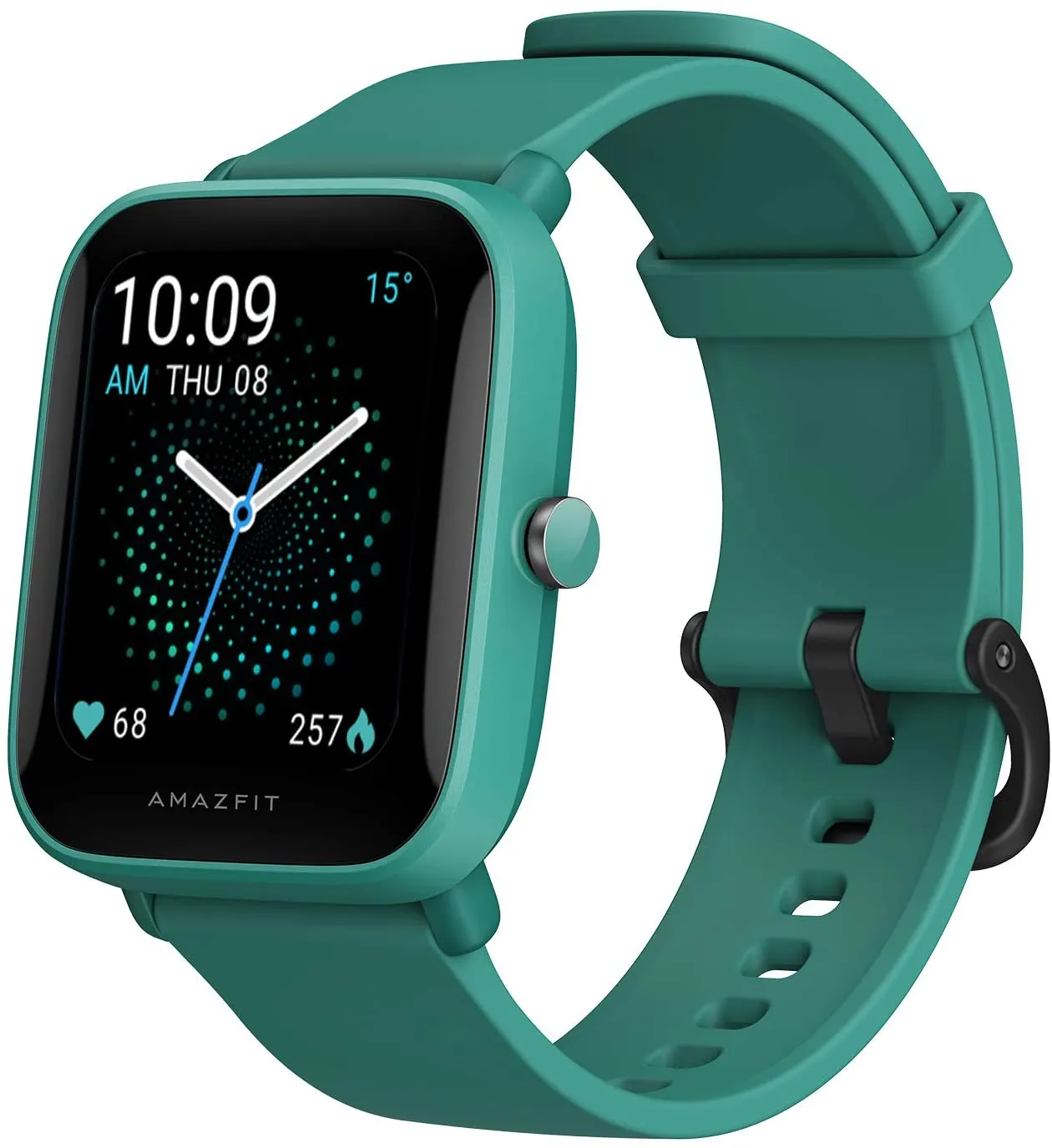 Amazfit Bip U Pro Smart Watch with Alexa Built-In for Men Women, GPS Fitness Tracker with 60  Sport Modes, Blood Oxygen Heart Rate Sleep Monitor, 5 ATM Waterproof, for iPhone Android Phone (Green)