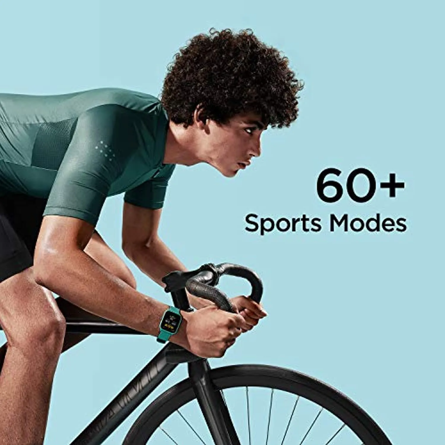 Amazfit Bip U Pro Smart Watch with Alexa Built-In for Men Women, GPS Fitness Tracker with 60  Sport Modes, Blood Oxygen Heart Rate Sleep Monitor, 5 ATM Waterproof, for iPhone Android Phone (Green)