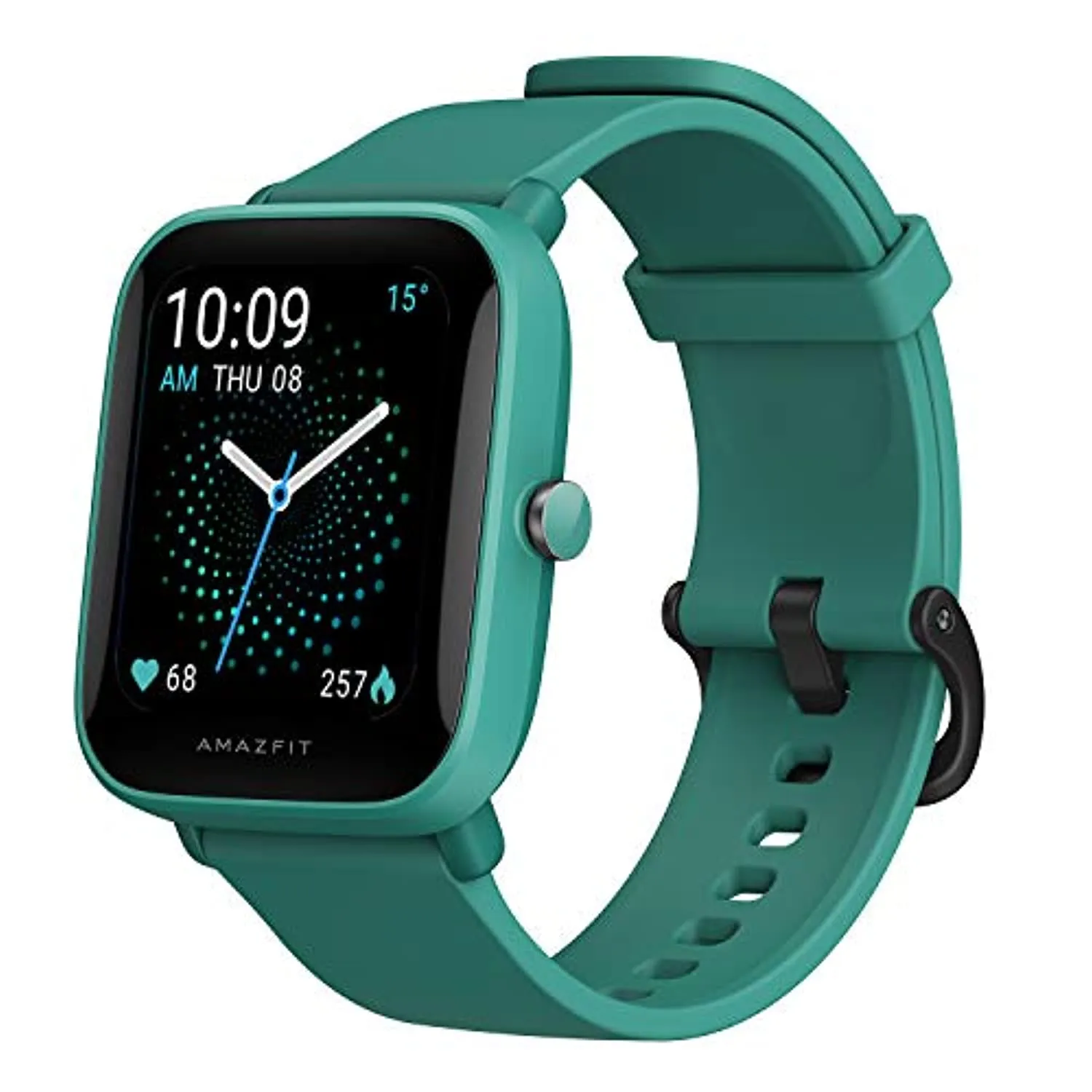 Amazfit Bip U Pro Smart Watch with Alexa Built-In for Men Women, GPS Fitness Tracker with 60  Sport Modes, Blood Oxygen Heart Rate Sleep Monitor, 5 ATM Waterproof, for iPhone Android Phone (Green)