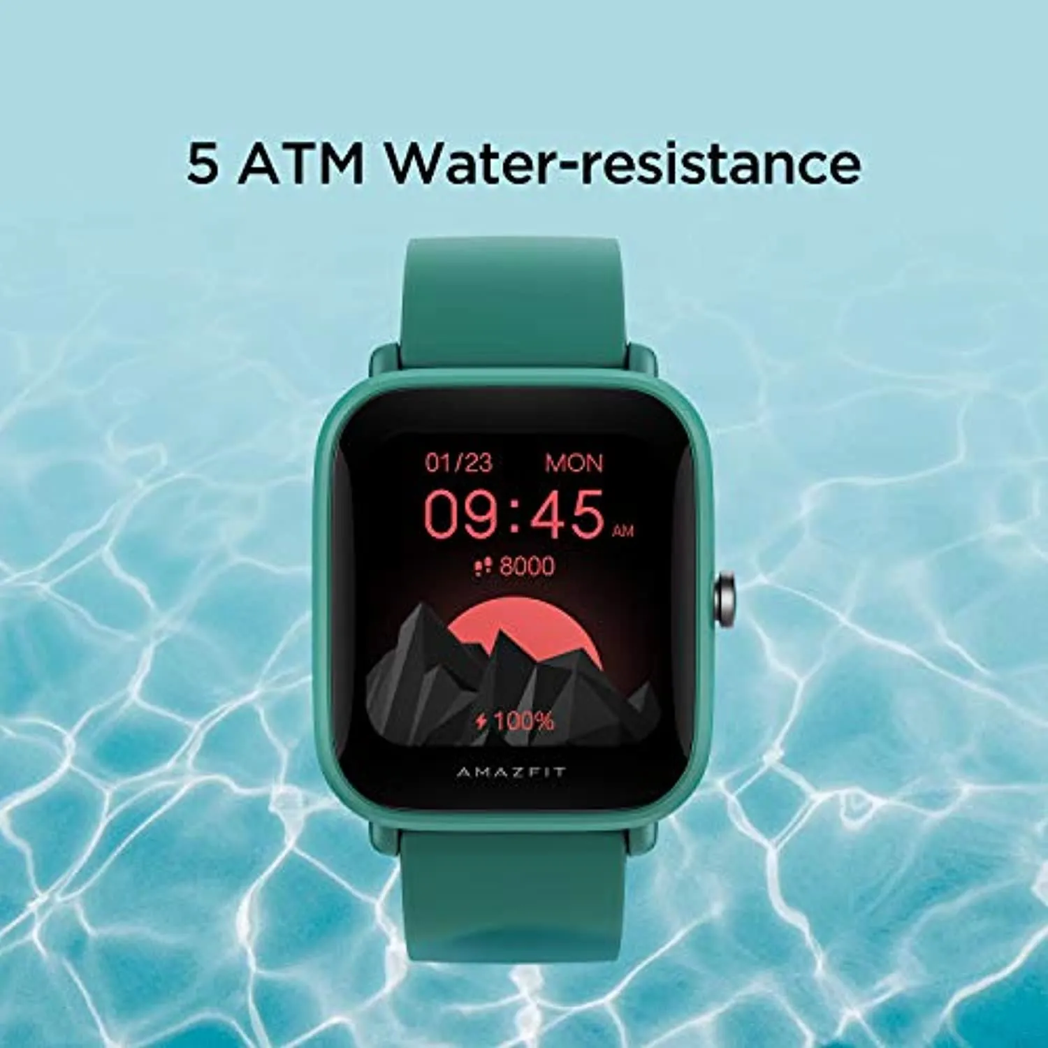 Amazfit Bip U Pro Smart Watch with Alexa Built-In for Men Women, GPS Fitness Tracker with 60  Sport Modes, Blood Oxygen Heart Rate Sleep Monitor, 5 ATM Waterproof, for iPhone Android Phone (Green)