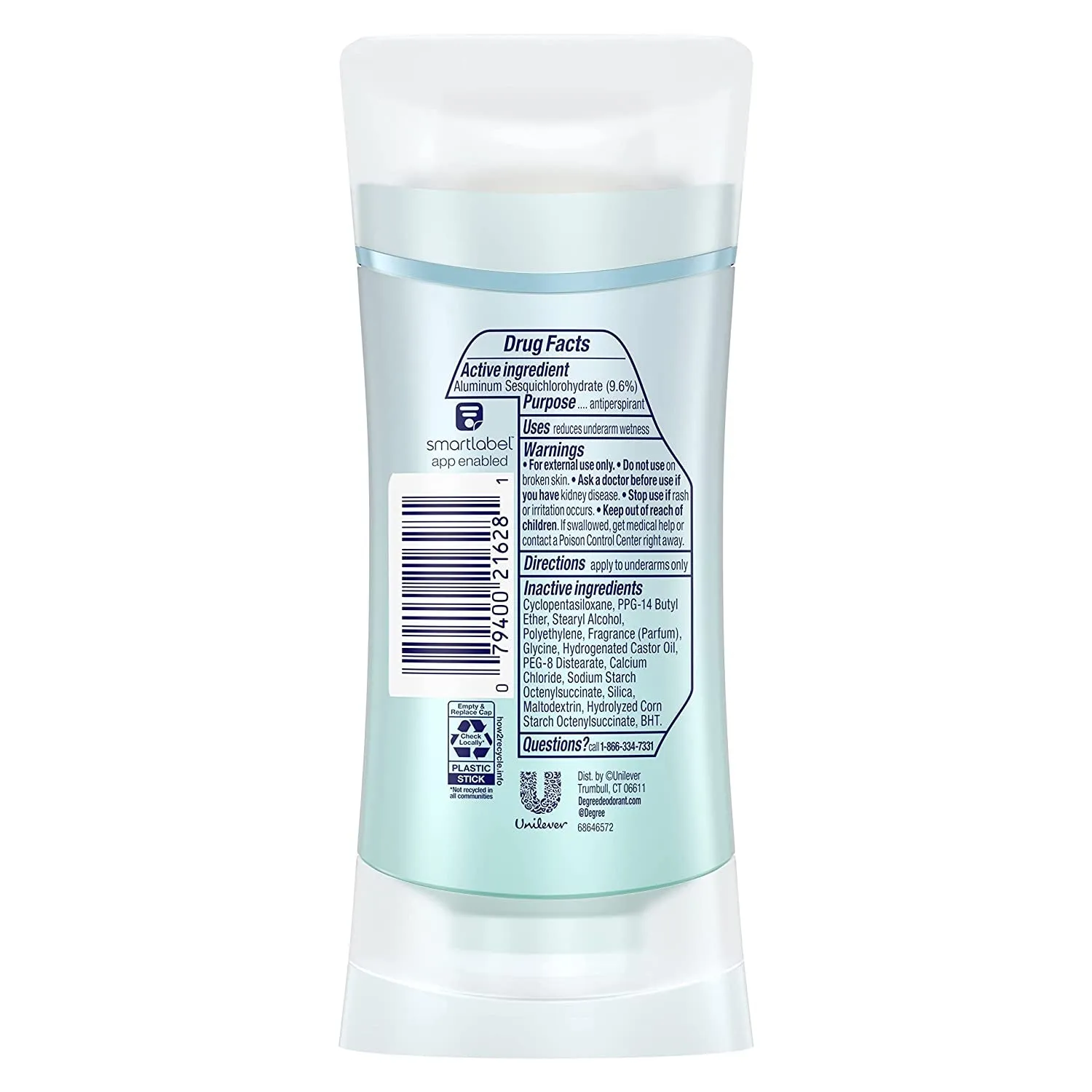 Antiperspirant for Women Protects from Deodorant Stains Pure Clean Deodorant for Women 2.6 Ounce (Pack of 4)