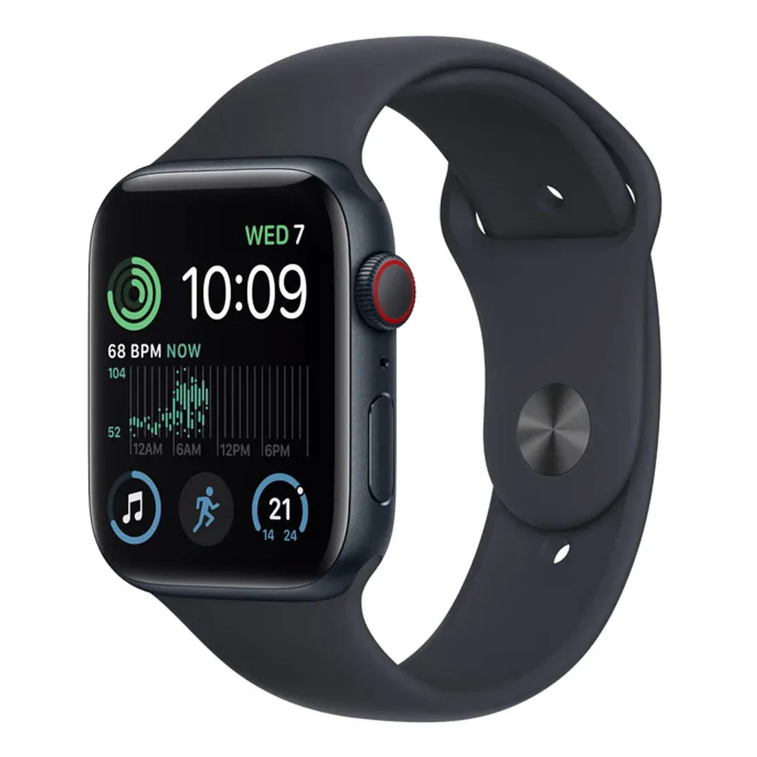 Apple Watch SE 40mm (2nd Generation) Aluminium Case (GPS   Cellular) With Midnight Sport Band (Open Never Used)