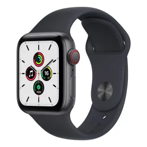 Apple Watch SE 40mm (2nd Generation) Aluminium Case (GPS   Cellular) With Midnight Sport Band (Open Never Used)