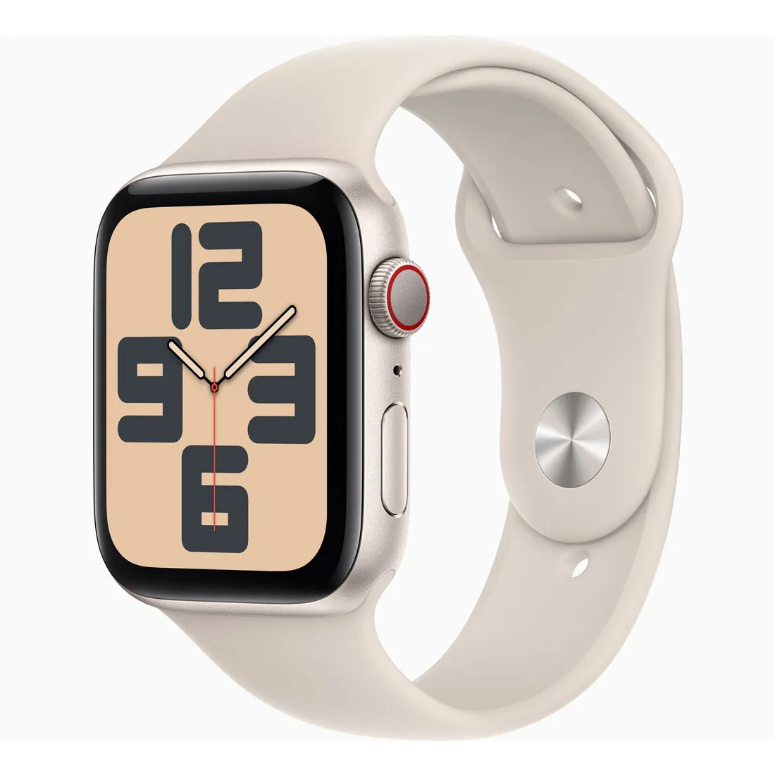 Apple Watch SE2 40mm GPS   Cellular 2nd Gen Starlight Aluminium Case Starlight Sport Band (S/M) - AU Version  ( Refurbished Grade - A )