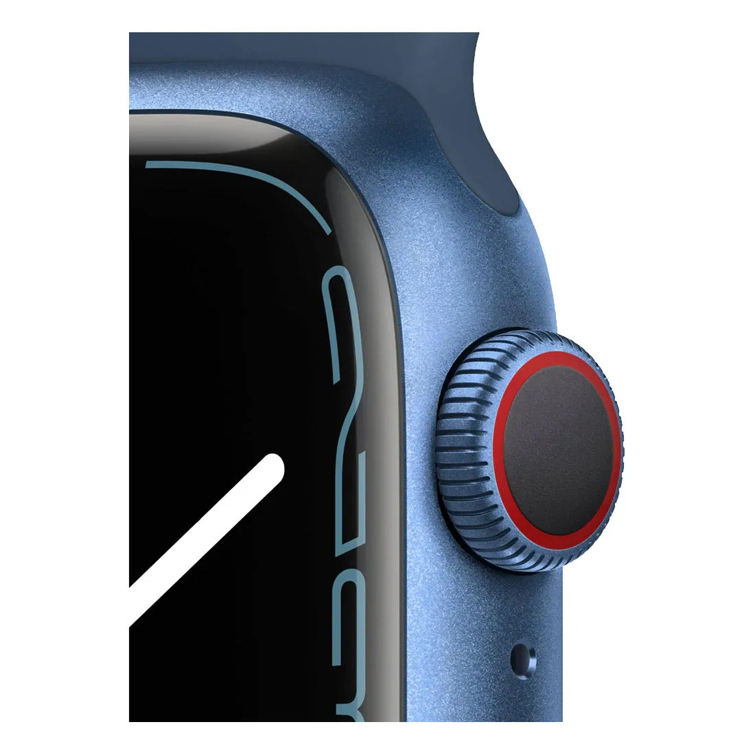 Apple Watch Series 7 41mm Aluminium Case With Sport Band GPS   Cellular - Blue - AU Version