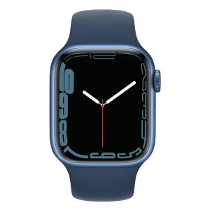 Apple Watch Series 7 41mm Aluminium Case With Sport Band GPS   Cellular - Blue - AU Version