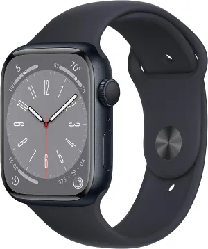 Apple Watch Series 8 45mm Smartwatch- with Fitness Tracker, Blood Oxygen & ECG Apps, Always-On Retina Display, Water Resistant