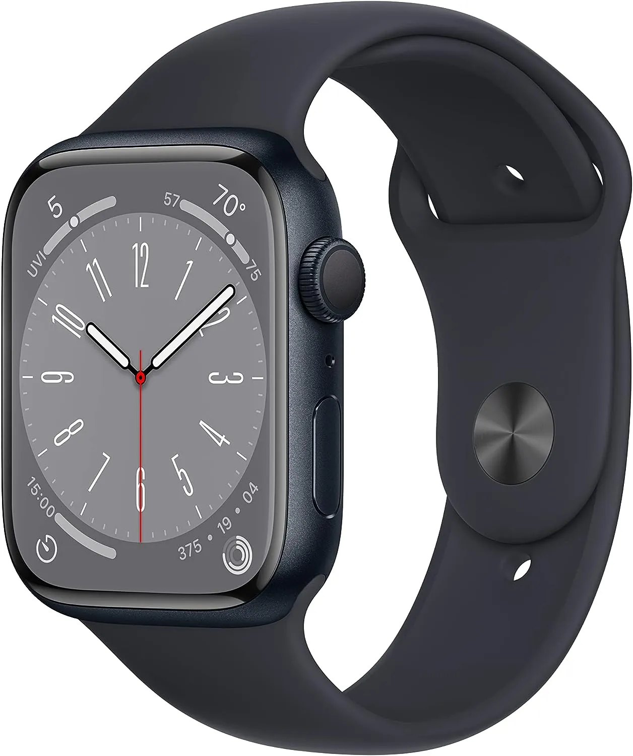 Apple Watch Series 8 45mm Smartwatch- with Fitness Tracker, Blood Oxygen & ECG Apps, Always-On Retina Display, Water Resistant