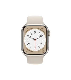 Apple Watch Series 8 GPS   Cellular 41mm Starlight Aluminum Case -Au Version -(Open Never Used)