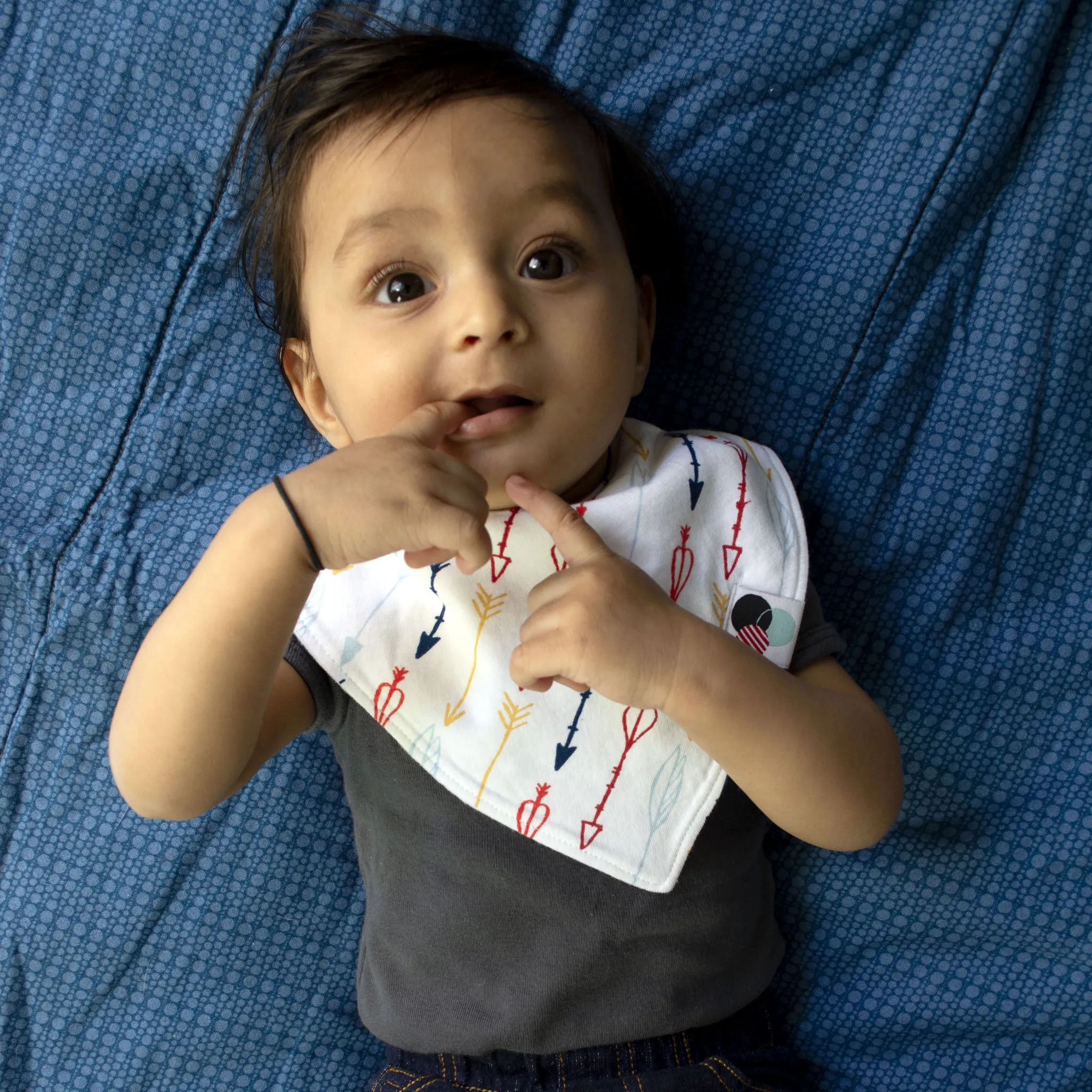 ARROWS  | Premium Baby Bandana Bib