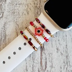 Band Bling 4pc Stack Beaded Boho-Pearl Blossoms Multiple Colors Available